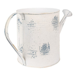 Béžová antik dekorační plechová retro konev Fun Antique - 44*17*20 cm