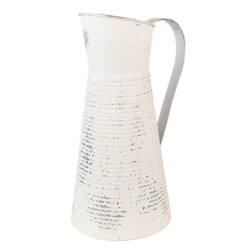 Béžový antik dekorační plechový retro džbán Fun Antique - 26*19*40 cm
