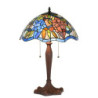 Stolní lampa Tiffany Madlyn - 41x60 cm E27/max 2x60W
