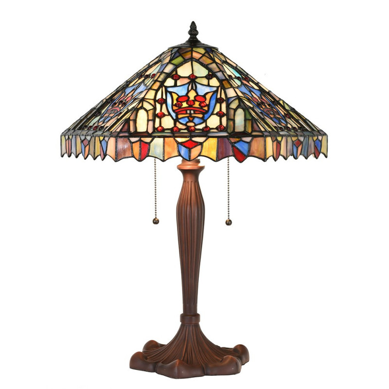 Stolní lampa Tiffany Aubrie - 47x60 cm E27/max 2x60W