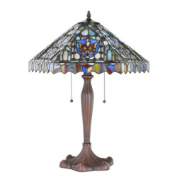 Stolní lampa Tiffany Aubrie - 47x60 cm E27/max 2x60W