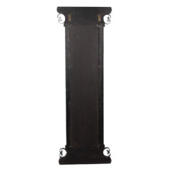 Modro-hnědé antik dřevěné nástěnné zrcadlo Mirael - 45*4*131 cm
