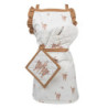 Béžová dětská chňapka - rukavice s kočičkami Kitty Cats - 12*21 cm