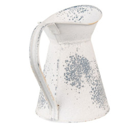 Béžový dekorační plechový džbán Fun Antique - 17*11*17 cm