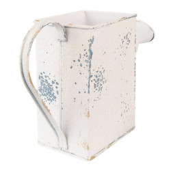 Béžová dekorační plechová retro konev Fun Antique - 31*9*17 cm