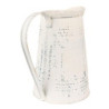 Béžový antik dekorační plechový džbán Fun Antique  - 22*14*21 cm