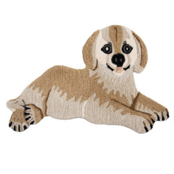Vlněný kusový koberec pejsek Dog - 60*90*2 cm