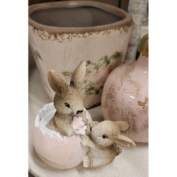 Keramický obal na květináč s růžemi Rossia S - 13*13*12 cm