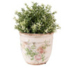 Keramický obal na květináč s růžemi Rossia M - Ø15*14 cm