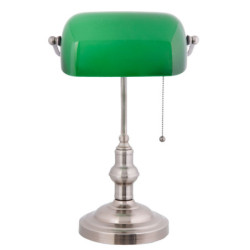 Stolní bankovní lampa GreenBank - 27*17*41 cm E27/60W