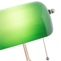 Stolní bankovní lampa GreenBank - 27*17*41 cm E27/60W