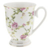 Porcelánový hrnek s květy Bouton de Rose -  11*8*10 cm