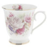 Porcelánový hrnek s květy -  Ø 12*9*10 cm