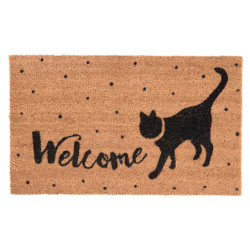 Kokosová rohožka Welcome Cat - 75*45 cm