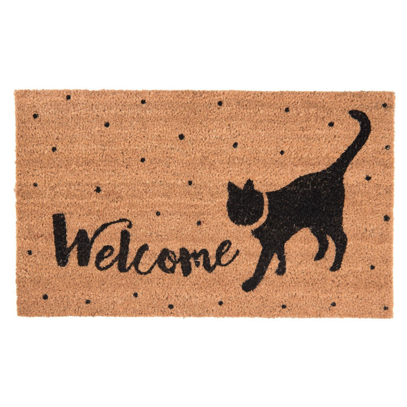 Kokosová rohožka Welcome Cat - 75*45 cm