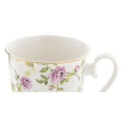 Porcelánový hrnek s růžemi Bouton de Rose -  11*8*9 cm