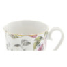 Porcelánový hrnek s malými květy -  11*8*9 cm
