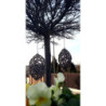 Dekorace závěsné ratanové vejce - Ø 20*30 cm
