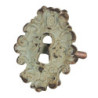 Kovová zelená vintage úchytka - 5*4*7 cm