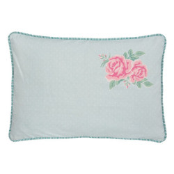 Mintový povlak na polštář Sweet Cottage Flowers - 35*50 cm
