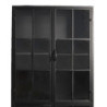 Kovová vitrína Black - 60*43*171 cm