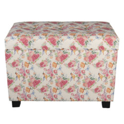 Květovaná stolička, taburet  Rose - 60*36*43 cm