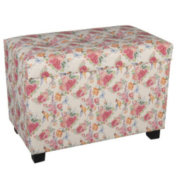 Květovaná stolička, taburet  Rose - 60*36*43 cm