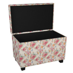 Květovaná stolička, taburet  Rose - 60*36*43 cm