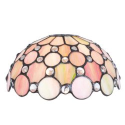 Stínidlo Rose Circles k nástěnné noze Tiffany - Ø 25*16 cm