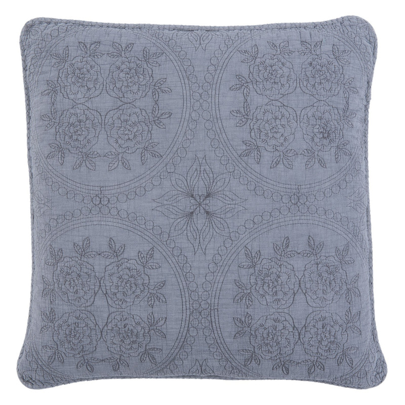 Šedý vintage povlak na polštář Quilt 181 - 50*50 cm