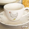 Šálek s podšálkem Lucky Chicken - 0,2l