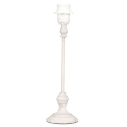Bílá antik noha k lampě - Ø 9 * 33 cm 1x E27 max 60w