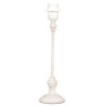 Bílá antik noha k lampě - Ø 9 * 33 cm 1x E27 max 60w