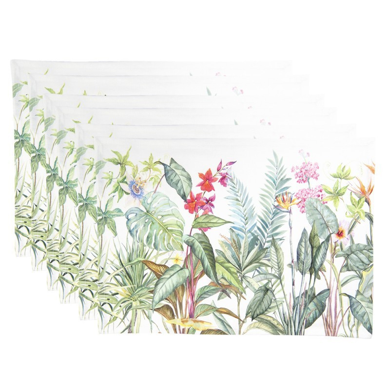 Prostírání 6ks Jungle Botanics - 48*33 cm