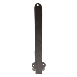 Hnědá litinová policová konzole List - 22*5*20 cm