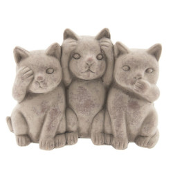 Dekorace sedící kočičky Cats - 22*10*16 cm