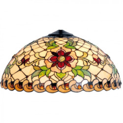 Tiffany stínidlo s květy - Ø 50 cm