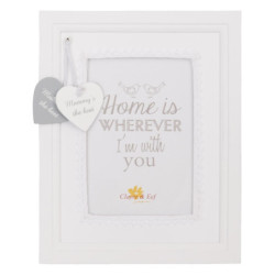 Bílý fotorámeček s věnováním pro maminku - 19*24 cm / 10*15 cm