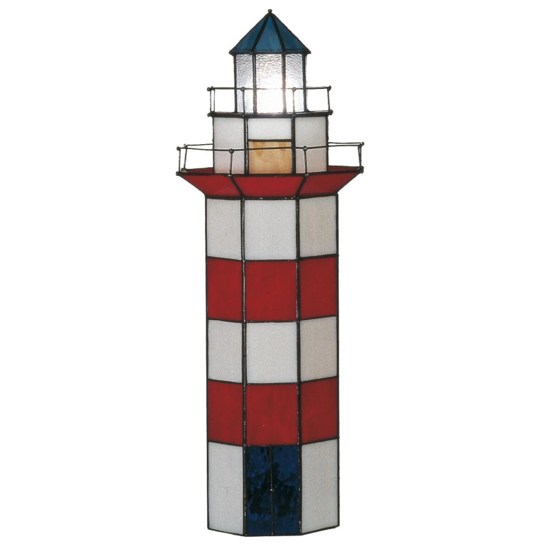 Lampa Tiffany Maják - 21*56 cm 2x E14 / max 25w