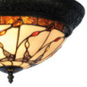 Stropní světlo Tiffany Nature - Ø 38*19 cm 2x E14 / max 40w