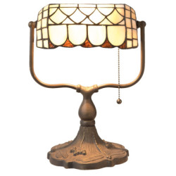 Stolní lampa Tiffany Tricia - 26*21*37 cm E27 / Max 60W