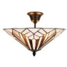 Stropní svítidlo Tiffany Shields - Ø 40*28 cm E14/max. 2x40 Watt