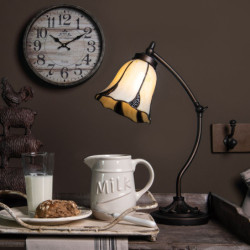 Stolní lampa Tiffany Veniq - Ø 15*46 cm 1x E14 / max 25w
