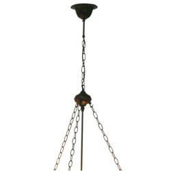 Kovový stropní držák lustru - 100 cm 3x E27 / Max 60W