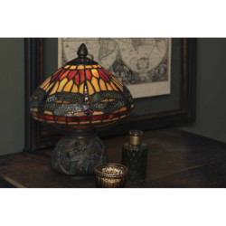 Stolní lampa Tiffany - Ø 22*21 cm 1x E14 / Max 40W