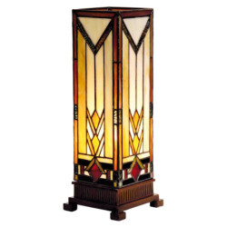 Stolní lampa Tiffany - 12.5*35 cm 1x E14 / Max 40W