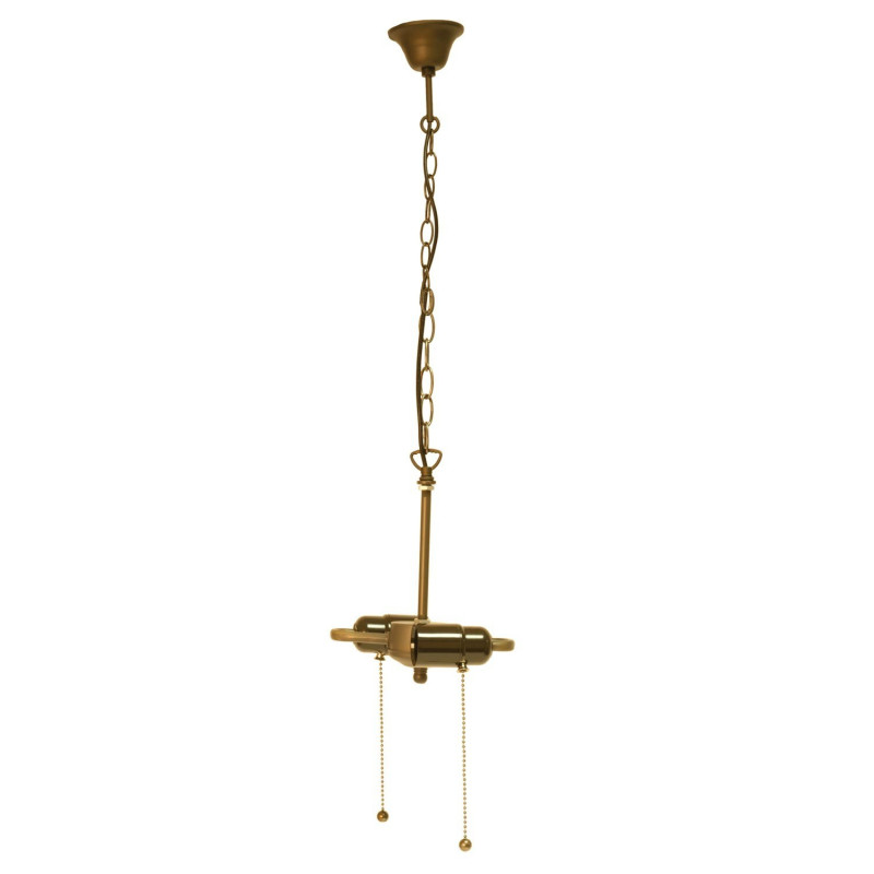 Závěsné zlaté kovové stropní světlo - 15*16*160 cm