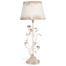 Vintage stolní lampa s růžemi -  Ø 33* 79 cm / E27/60W