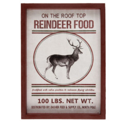Obraz Jelen Reindeer food - 27*3*37 cm