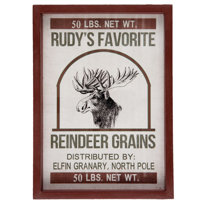 Obraz Sob Reindeer grains - 27*3*37 cm